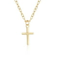 thumbnail image 2 of QVVWOPQ December Birth Month Cross  Necklace,Diamond Cross Necklace for women-Dainty 14k Gold Plate Birthstone Cross Necklace With Crown Turned Pendant Charm Statement Faith Gift Jewelry, 2 of 2