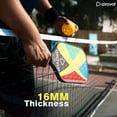 thumbnail image 4 of Pickleball Paddle Racket For Men & Women, Made Of Carbon, Lightweight, Comfortable Cushion Grip, Max Spin & Control Pickle Ball Racket, 16mm Thickness, Pack Of 1, 4 of 5