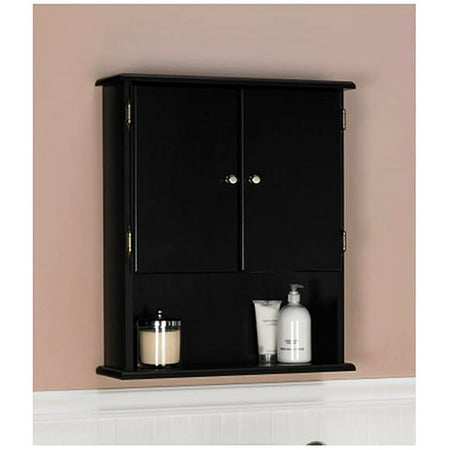 Wall Cabinet, Espresso - Walmart.com