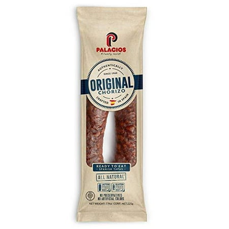 Italian Mild Sausage - Chorizo Pork Sausage from Spain, Mild (Palacios) 7.5 oz