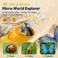 thumbnail image 3 of Microscopio infantil OAEBLLE 1000X con pantalla IPS de 2,4" y LED, 3 of 9