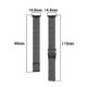 thumbnail image 3 of Para correa de reloj de metal con clip Fitbit Luxe ULJF, 3 of 4