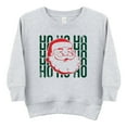 thumbnail image 4 of Ho Ho Ho Glitter Santa - Toddler Graphic Sweatshirt, 4 of 11