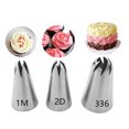 thumbnail image 4 of 3 unids/set de boquillas para repostería de rosas, herramientas de decoración de pasteles, boquilla para manga pastelera de flores, boquillas para crema, puntas para magdalenas, accesorios para horne TUNC Sencillez, 4 of 4