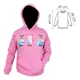 thumbnail image 2 of Sudadera Ternurines Con Capucha Modelos Aleatorios Vinil Tex, 2 of 6