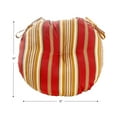 thumbnail image 6 of Greendale Home Fashions Roma Stripe 15 in. Round Outdoor Reversible Bistro Seat Cushion (Set of 2), 6 of 8