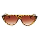 thumbnail image 5 of Gafas de terre de para mujer, lentes graduadas clásicas, tonos de moda vintage, gafas de gran tamaño UV4 montura de leopardo y lente marrón degradado, 5 of 6