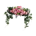 thumbnail image 2 of Decoraciones de flores de arco de boda Hermosa guirnalda con hojas Flor artificial para la de fiesta de la pared Día de San Valentín Rosa, 2 of 9