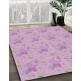 thumbnail image 3 of Ahgly Company Machine Washable Indoor Rectangle Transitional Blush Pink Area Rugs, 2' x 5', 3 of 7