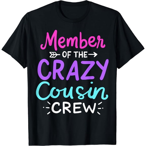 Cousin Crew T-Shirt Black Small