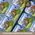 thumbnail image 6 of 3drose, Animals on Ark, Happy 1st Birthday, Block Font, Set of 8 Coasters - Soft, 6 of 7