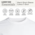 thumbnail image 4 of Lands' End Essentials Men's Short-Sleeve Soft Cotton T-Shirt - Relaxed Easy Fit, 4 of 5