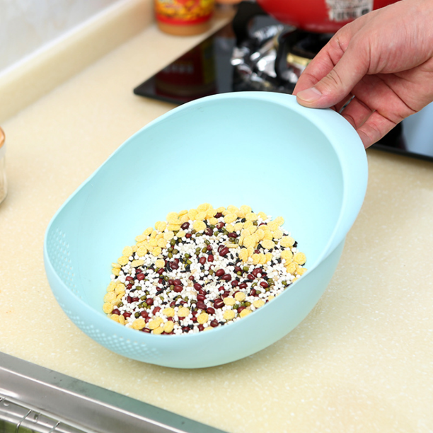 1 Pza. Escurridor De Cocina Multifuncional, Ideal Para Arroz, Frutas Y Verduras.