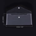 thumbnail image 2 of Uxcell A4 Envelopes Document Organizer with Snap Button File Folders, Clear 12 Pack, 2 of 5