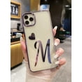 thumbnail image 1 of Letter Graphic Clear Phone Case, 1 of 4