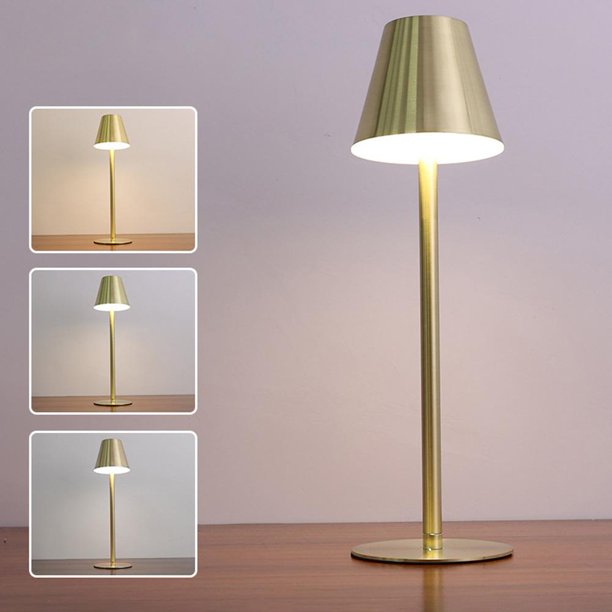 Lámpara de escritorio LED moderna Barra de luz de lectura de sala de estar táctil recargable (A) Ehuebsd Para estrenar