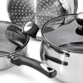 thumbnail image 6 of Oster Baldwyn 10 Piece Stainless Steel Belly-Shaped Nonstick Cookware and Utensil Set, 6 of 7
