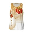 thumbnail image 4 of Haiem Christmas Snowman Gift Men Workout Tank Top Gym Bodybuilding Sleeveless Muscle T Shirts Athletic Tank Breathable Workout Shirt-XX-Large, 4 of 9
