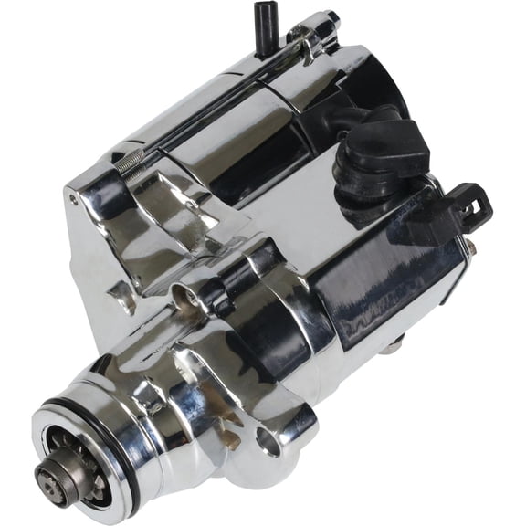OEG Parts New Chrome Starter Replacement For Harley Davidson 1584cc 2006-2014 3161906, SHD0013-C, 31619-06A, 428000-3490, SHD0013C, 41052330