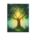 thumbnail image 2 of CozyNet A Luminous Tree Of Knowledge Glowing Softly, Surrounded By Greenery And Divine Peaceful Light Wall Art Prints With Frame Canvas Perfect for Living Room & Bedroom, Wall Decor 12"x16", 2 of 10