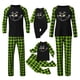 thumbnail image 1 of Conjuntos de pijamas navideños familiares a juego Grinch 2024, pijama de Grinch con parte superior y pantalones de pijama a cuadros, pijama de Grinch para niños y adultos para la familia, 10 Años, 1 of 4