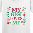 thumbnail image 4 of Inktastic My Gigi Loves Me Girls Apparel Youth T-Shirt, 4 of 5