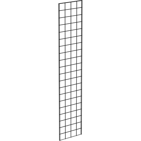 Grid Panel for Retail Display – Perfect Metal Grid for Any Retail Display, 1’ Width x 5’ Height, 3 Grids Per Carton (Black)