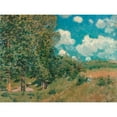 thumbnail image 3 of Sisley, Alfred 14x12 Black Modern Framed Museum Art Print Titled - The Road from Versailles to Saint-Germain, 3 of 5