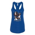 thumbnail image 2 of Wild Bobby, If It's Not an English Springer Spaniel It's Just a Dog Gift | Womens Dog Lover Jersey Racerback Tank Top, Royal, Medium, 2 of 3