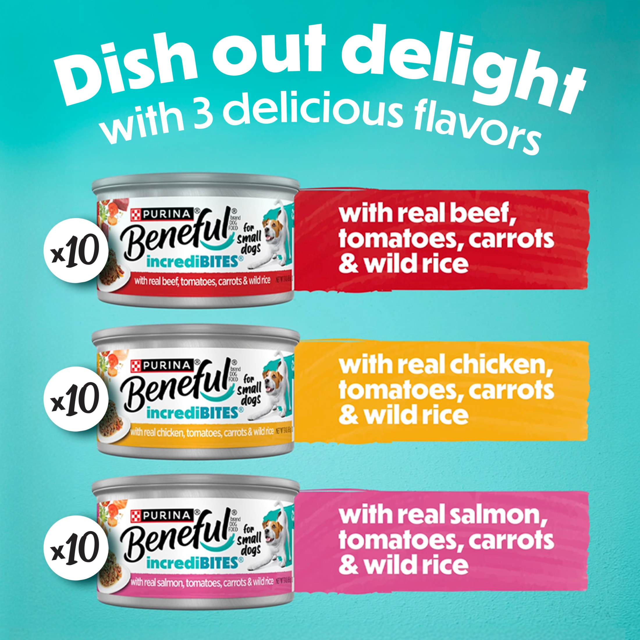 Beneful IncrediBites Small Breed Wet Dog Food Variety Pack, 30 Pack photo 5