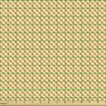 thumbnail image 2 of Ambesonne Checkered Fabric by the Yard Upholstery, Orange Gingham Tile, 1 Yard, Orange White, 2 of 5
