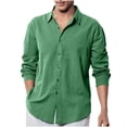 thumbnail image 2 of Timegard Long Sleeve Tops for Men Drop Shoulder Loose Casual Solid Color Fishing Outdoor Active Tee Shirts, 2 of 6