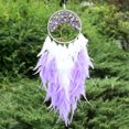 thumbnail image 1 of Atrapasueños para colgar en la pared, atrapasueños de cristal hecho a mano, árbol Circular de la vida con plumas, decoración tradicional bohemia para el hogar, 1 of 5