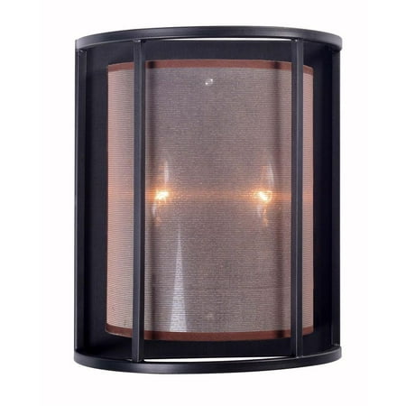 

World Imports Aria Collection 2-Light Oil Rubbed Bronze Wall Sconce WI4352-88