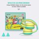 thumbnail image 3 of Auriculares con cable para niños, auriculares plegables para niños con orejas decorativas, auriculares ligeros ajustables para niños y niñas, 3 of 3