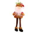 thumbnail image 1 of Bearachild Muñeco de Navidad, tela de pierna larga, colgante de Navidad, decoración para interiores y exteriores, chimenea de pared, atmósferas, adorno Kits de decoración para fiestas Tipo 1 Bearachild HA069748-01, 1 of 6