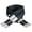 Black, variant on 48 Inch Hilason Horse Saddle Air Formed Comfort Elastic Cinch Girth