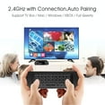 thumbnail image 4 of CSYANXING User-Friendly MX3 Air Mouse 2.4G RF, 81 Keys, Black, 5M Range for Windows, Android, and Linux Systems, 4 of 8
