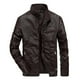 thumbnail image 1 of Chaquetas de Cuero de Imitación Para Hombre, Chaqueta de Cuero de Uniforme de Béisbol Informal de Otoño E Invierno, Chaqueta de Cuero Odeerbi ODB-4, 1 of 2