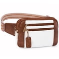 thumbnail image 2 of HKCLUF Belt Bag for Women,Vegan Leather Everywhere Fanny Pack Crossbody Bags for Women Men Trendy Waist Bag with Adjustable Strap, 2 of 10