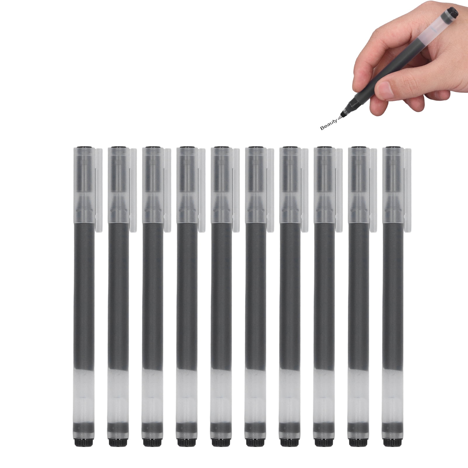 Buy Gel Pen, Black Gel Pens Superior Smoothness 0.5mm Nib For Work For