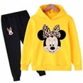 thumbnail image 1 of Ropa informal de Minnie Mouse para niños, conjunto de sudaderas con capucha de 2 piezas, ropa genial para niñas, ropa de Minnie Mouse para niños, chándal para niños, Clot150CM para bebés Gao Jinjia LED, 1 of 2