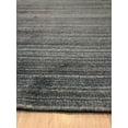 thumbnail image 4 of EORC Blue Handloomed Wool Contemporary Super Grass Rug, 9' x 12', 4 of 8