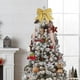 thumbnail image 1 of Lazo de Algodón Perlado Dorado Navideño | Amarillo | 20X17Cm Adorno para Árbol de Navidad Diy Colgante Caja de Regalo Accesorio, 1 of 6