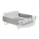 thumbnail image 1 of Estante para platos KitchenAid Compact de alambre satinado con escurridor gris, 1 of 8