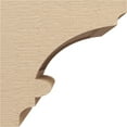 thumbnail image 3 of 11"W x 11"D x 11"H Wide Diane Rough Cedar Woodgrain TimberThane Corbel, Primed Tan, 3 of 6