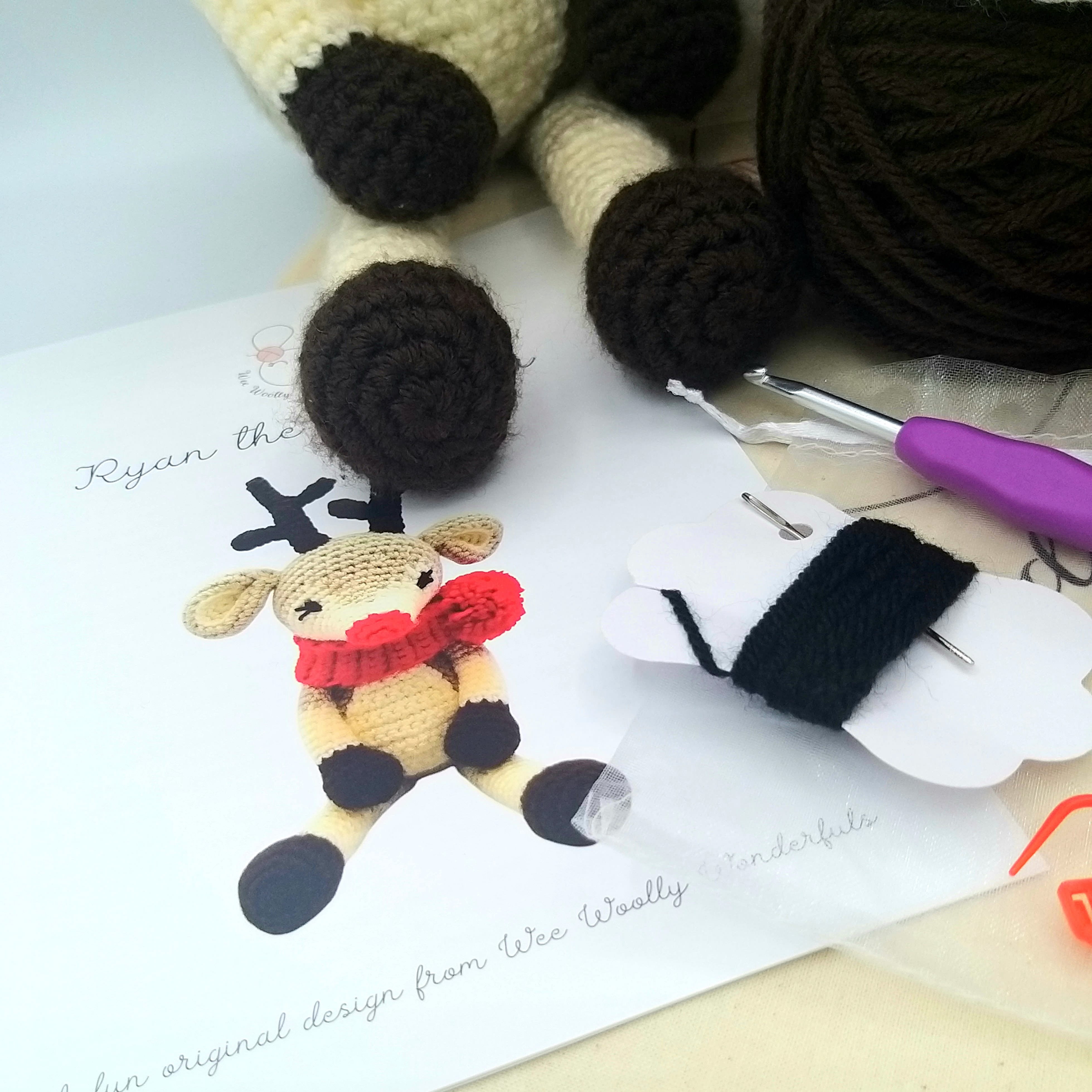 Reindeer Luxury Christmas Crochet Kit