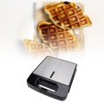 thumbnail image 1 of Waffle Maker, Breakfast  Maker with Heart Shape Design Uniform Heating 30x26x34cm, Nonstick Just Add Batter, 1 of 7
