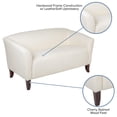 thumbnail image 2 of HERCULES Imperial Series White Leather Loveseat, 2 of 9