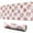 White Cow Strawberry, variant on Long Mouse Pads for Desk,Pink Cow Strawberry Hat Pattern Desk Mats on Top Of Desks, Desk Mouse Pad Extra Large with 3mm Non-Slip Base and Stitched Edge for Gaming,Office,Work,Home 31.5"x11.8"